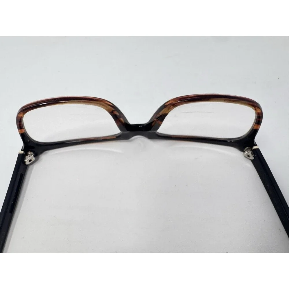 Christian Siriano Anna Square Eyeglass Frames Only Black Tortoise 54-19-140